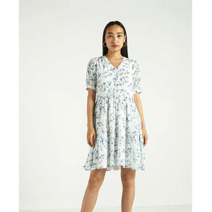 Reistor Floral Dress Tiered Summer Sunshine‎ Dress Size S
